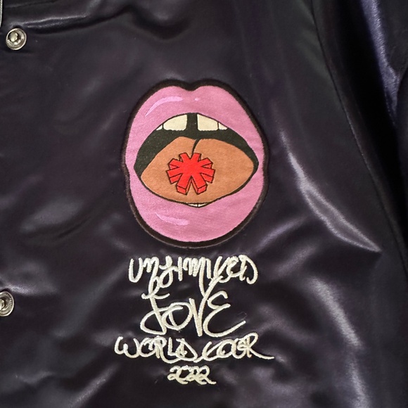 Red Hot Chili Peppers Satin Bomber Jacket - Picture 8 of 9